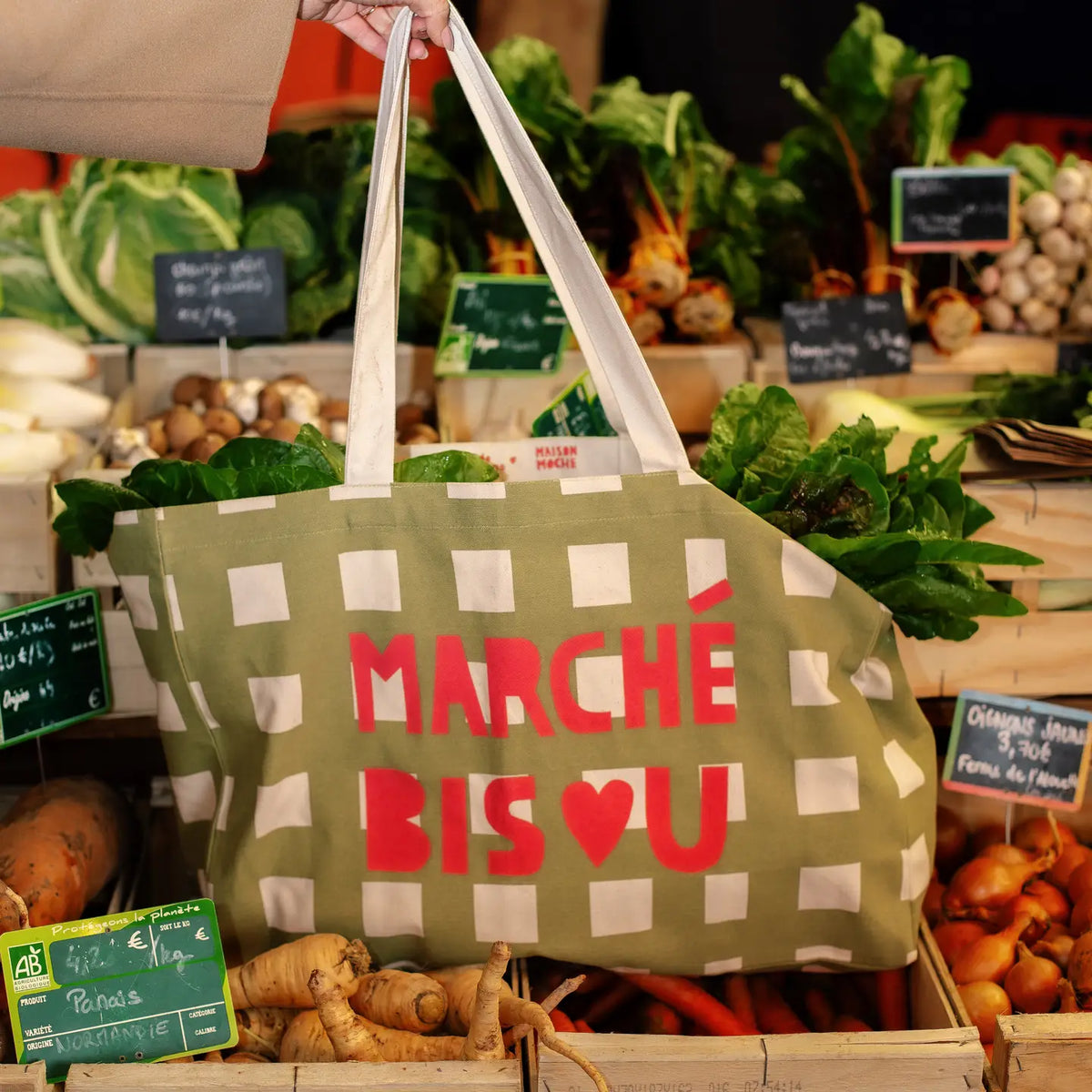 Vichy Market Tote – House No.23