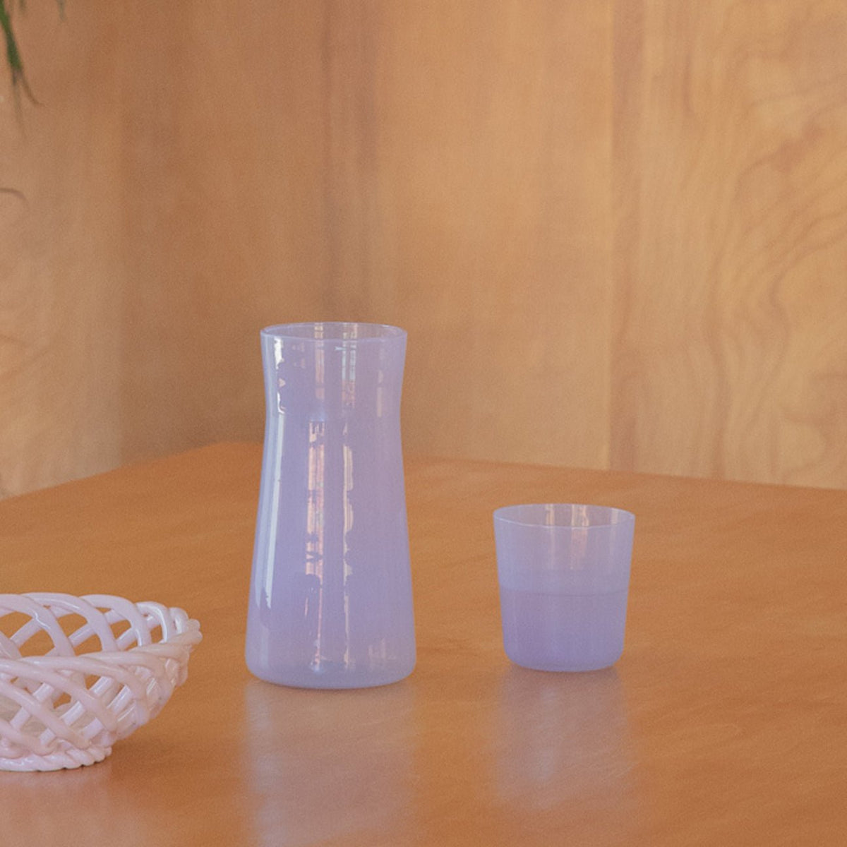 Bedside Water Carafe in Lilac