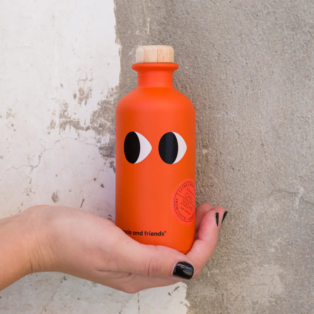 Yiayia and Friends Extra Virgin Olive Oil w/ Chili Pepper - House No.23