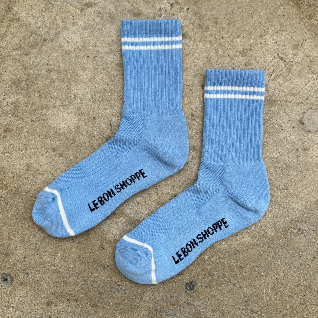 Boyfriend Socks - French Blue - House No.23