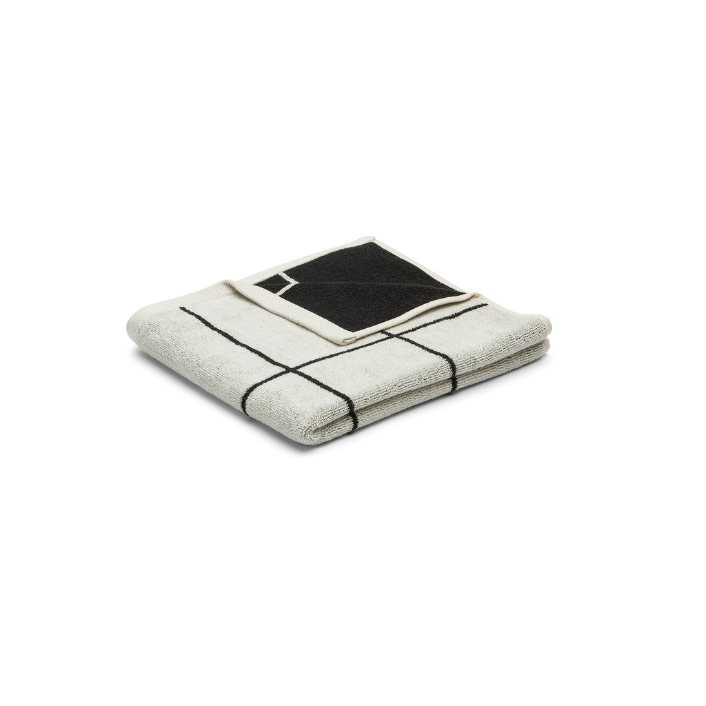Grid Hand Towel - Meteorite - House No.23