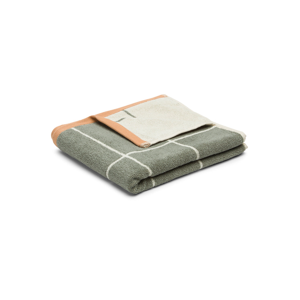 Grid Hand Towel - Sage - House No.23