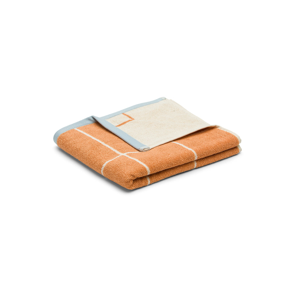 Grid Hand Towel - Sunbaked - House No.23