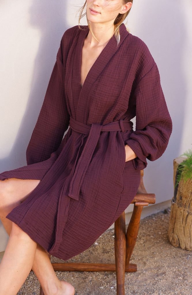 Sample Production - Alaia Robe in Wine - House No.23