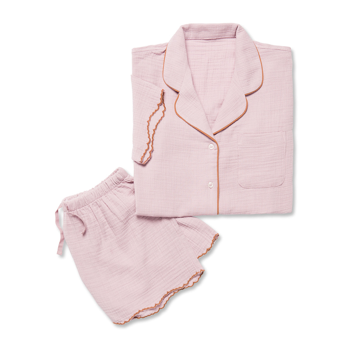 Organic Cotton Gauze Alaia Short PJ Set – House No.23