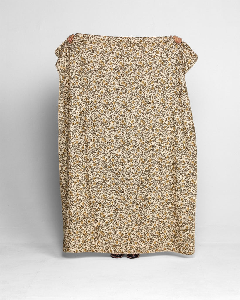 Warm Sherpa Cottage blanket in coconut floral by House no. 23  — thoughtful holiday gift for home lovers