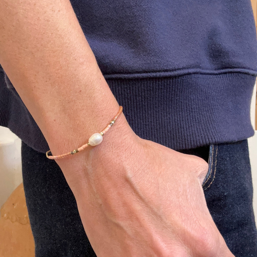 Pearl Bracelet - Shell Pink - House No.23