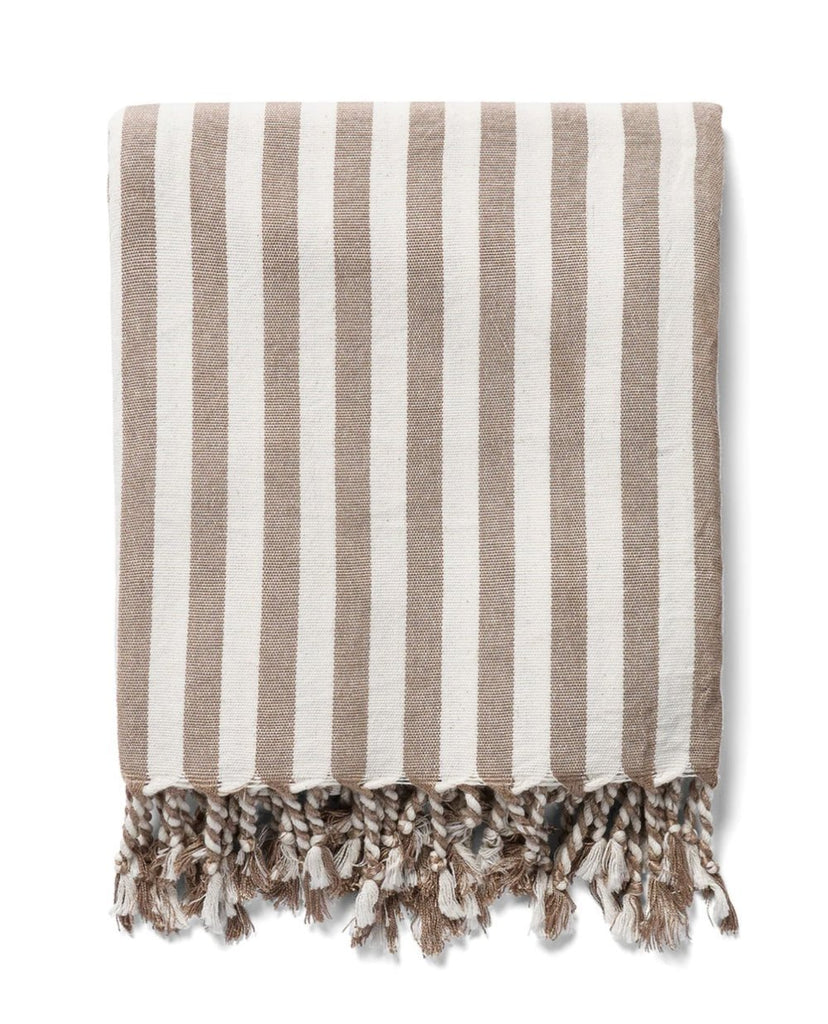 Handwoven Turkish Towel - Clay Stripe - House No.23