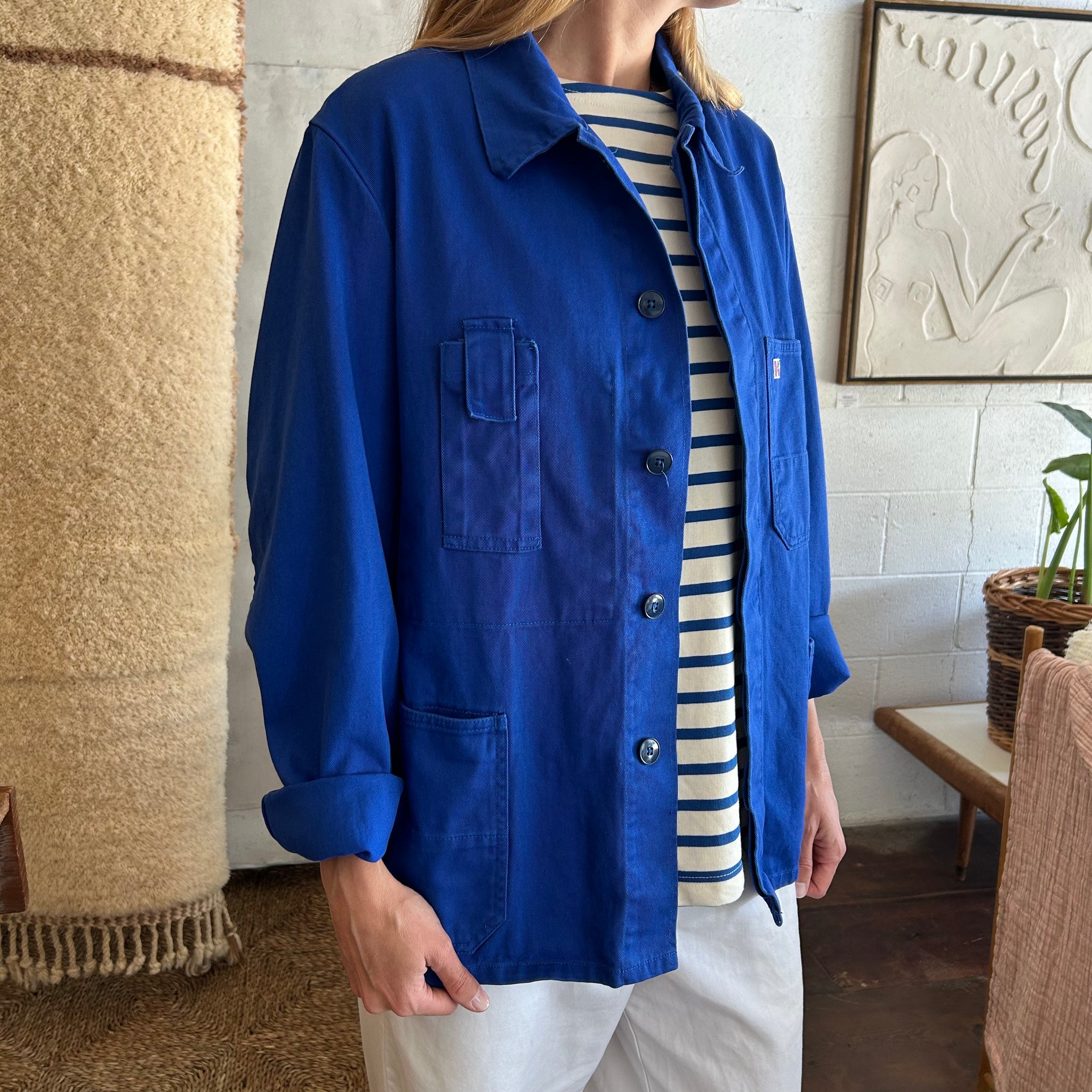 Vintage French Work Jacket - #3 – House No.23 Vintage French Work Jacket - #3 – House No.23