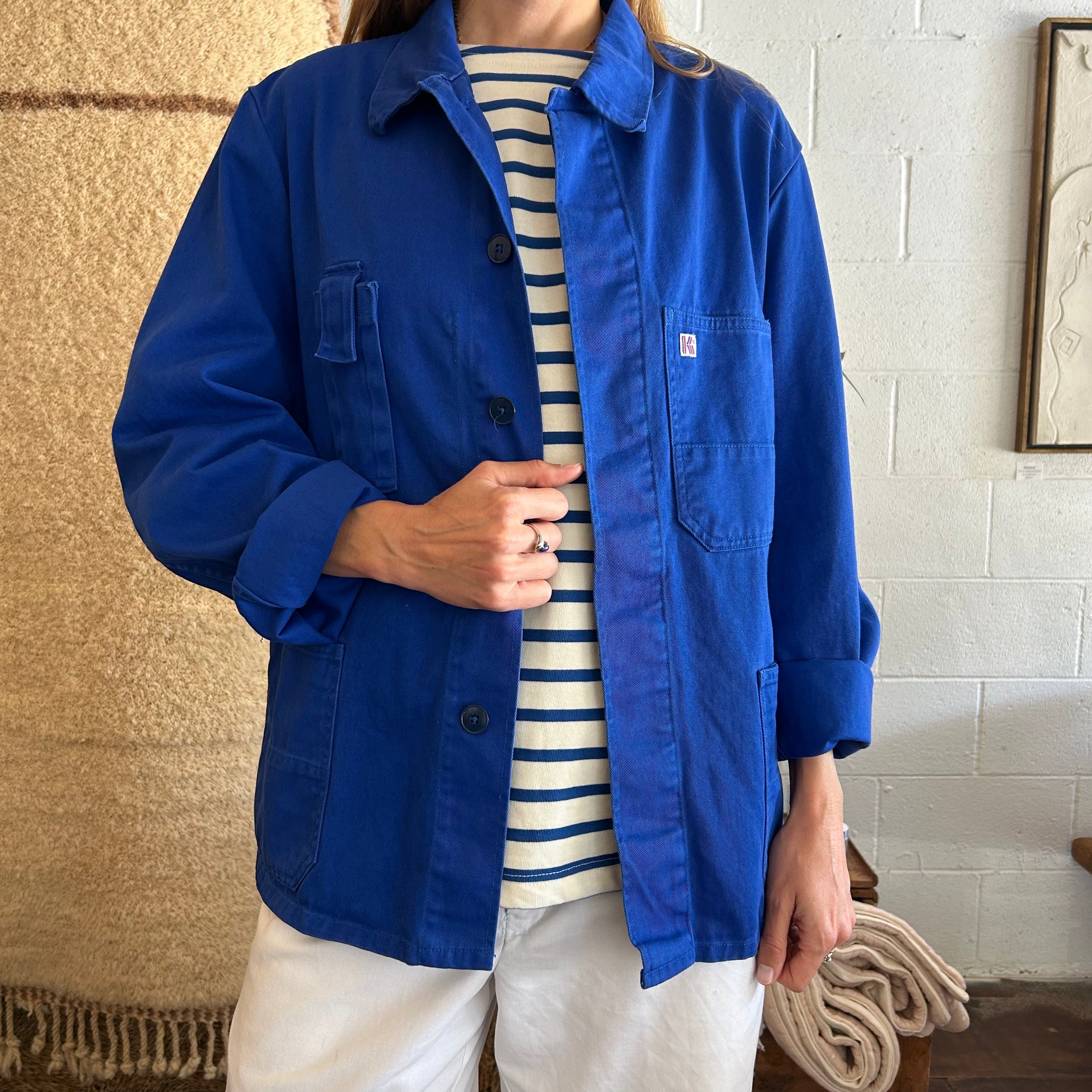 Vintage French Work Jacket - #3 – House No.23 Vintage French Work Jacket - #3 – House No.23