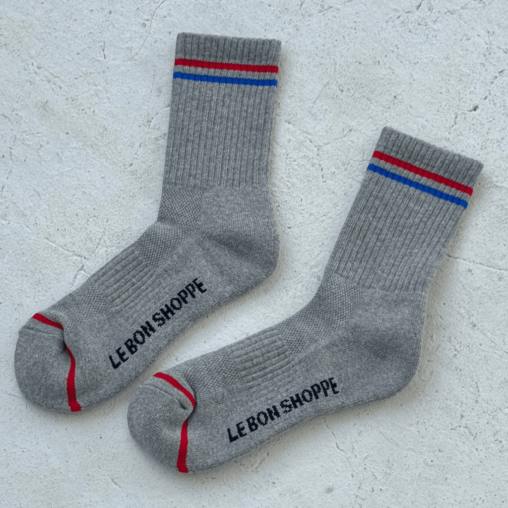 Boyfriend Socks - True Grey - House No.23