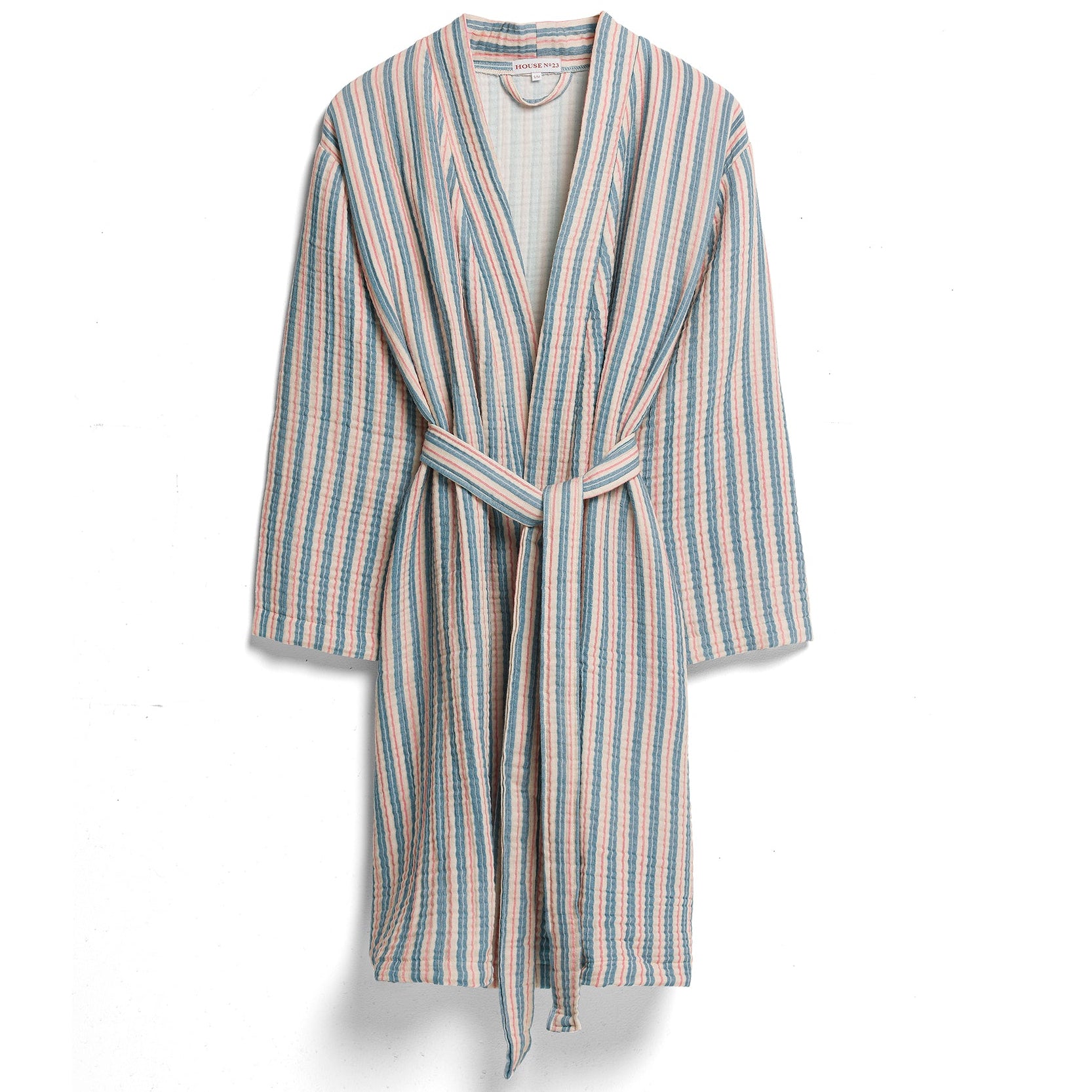 Cotton Bath Robe | Taupe Robe for Lounging | Organic Cotton
