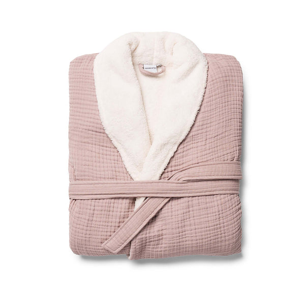 Cotton Gauze Alaia Sherpa Robe – House No.23