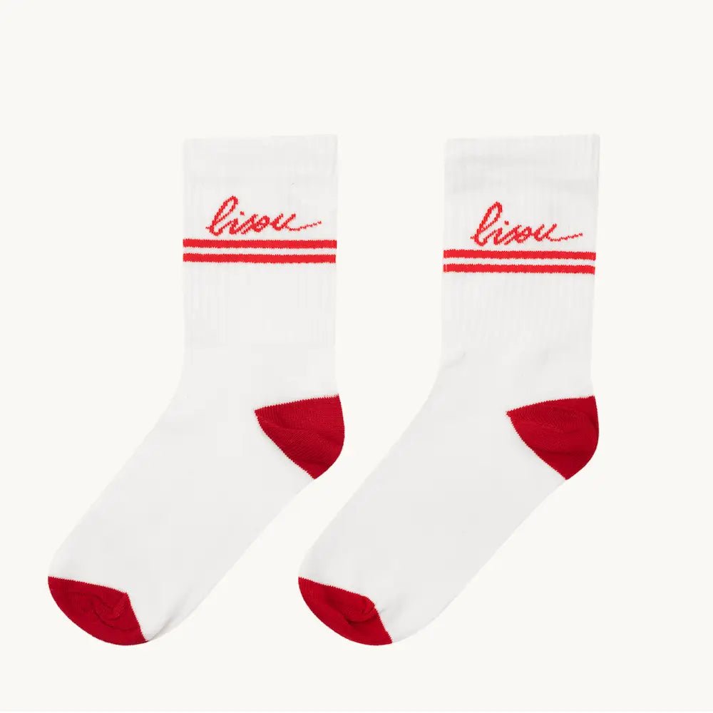 Bisou Socks in White - House No.23