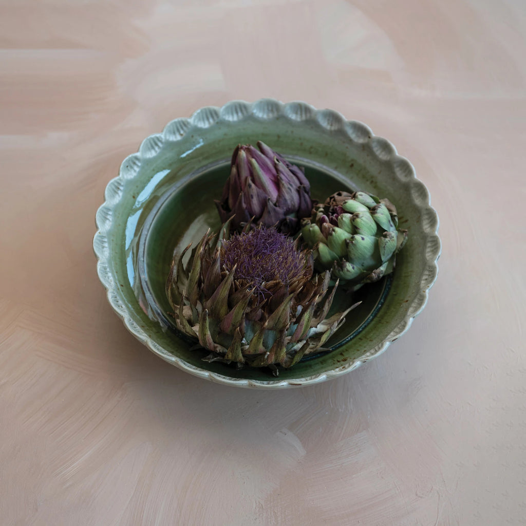 Serving Bowl with Scalloped Edge - House No.23