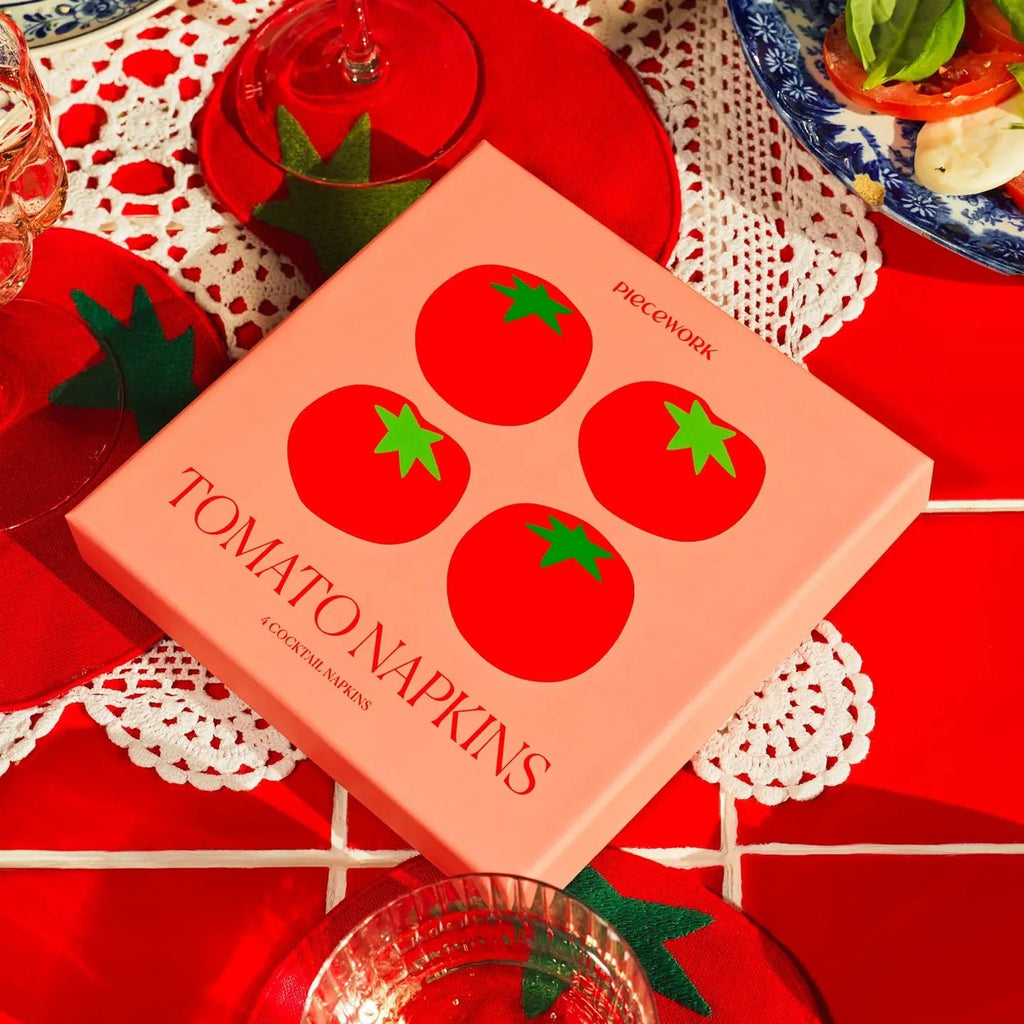 Tomato Cocktail Napkins - Set of 4 - House No.23