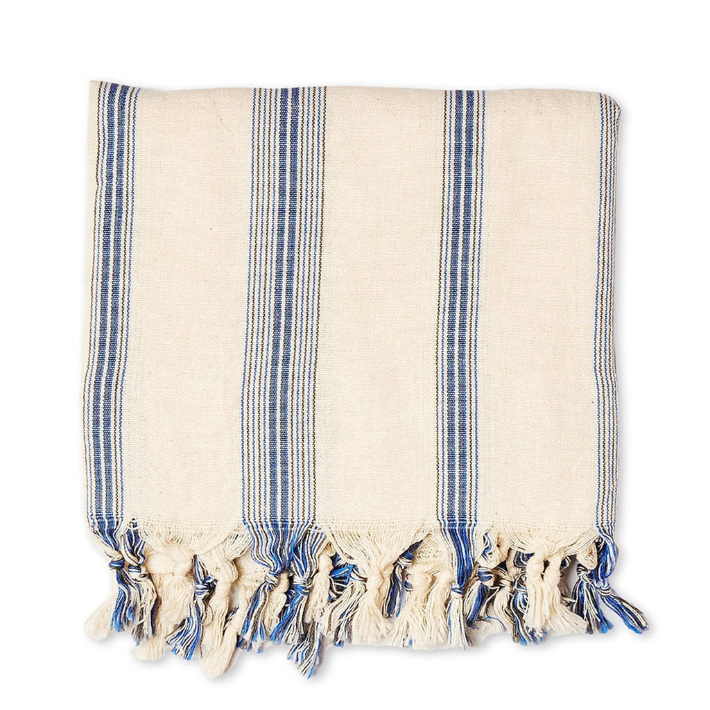 Handwoven Turkish Towel - Indigo/Natural - House No.23