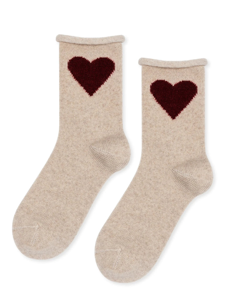 Beige Love Cashmere Crew - House No.23