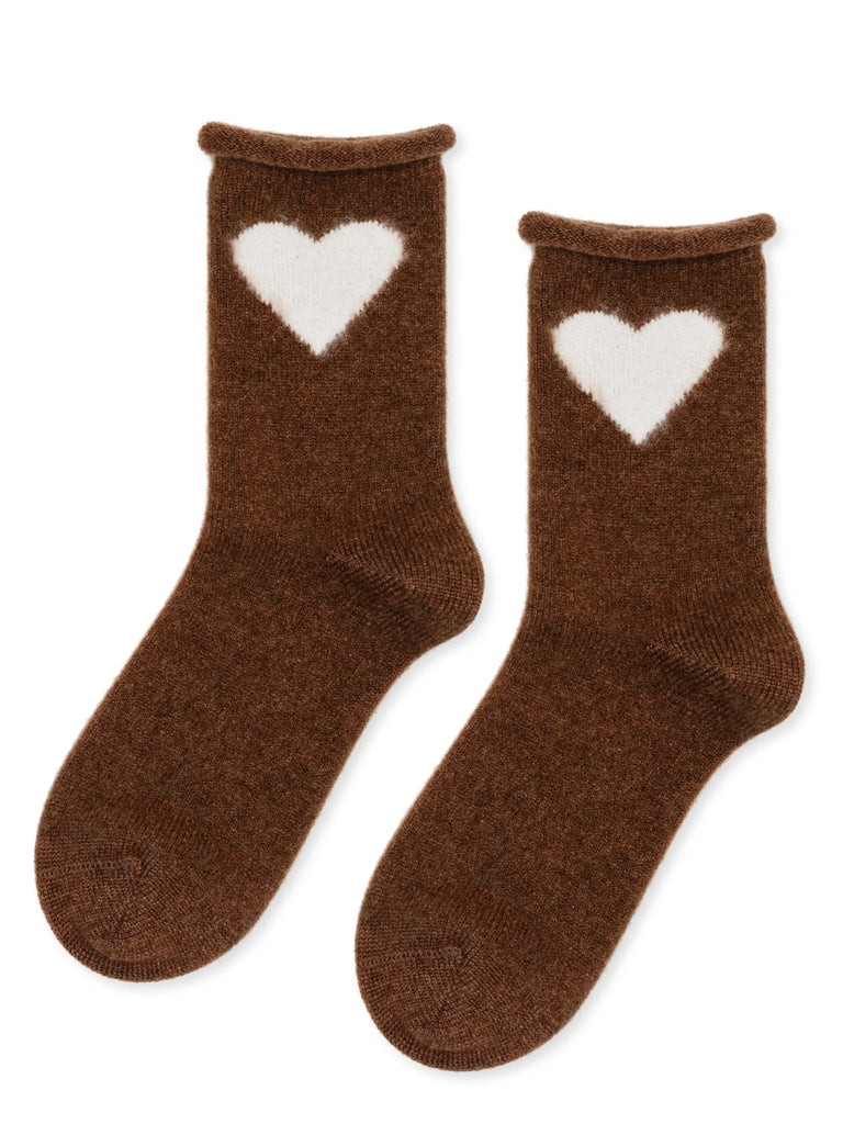 Brown Love Cashmere Crew - House No.23