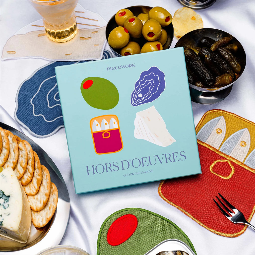 Hors D'Oeuvres Cocktail Napkins - Set of 4 - House No.23